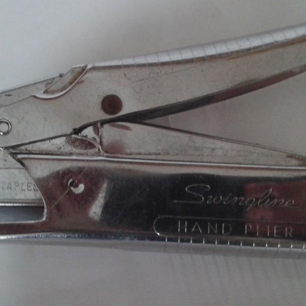 Grampeador importado antigo swingline - hand plier