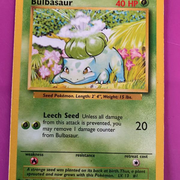 Carta pokemon bulbasaur