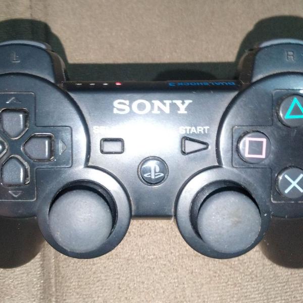 Controle preto playstation 3 original