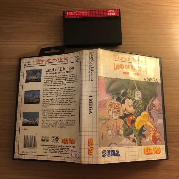 Fita Land of Illusion para Master System