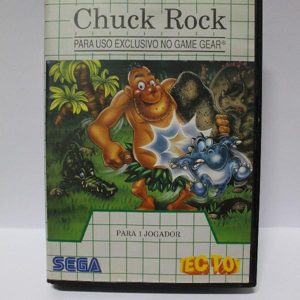 Jogo Sega Game Gear Chuck Rock Tec Toy