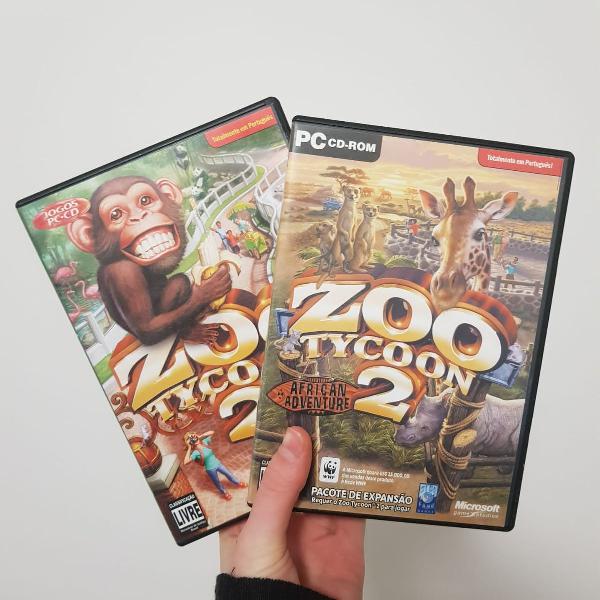 Jogo zoo tycoon + 2 expansões