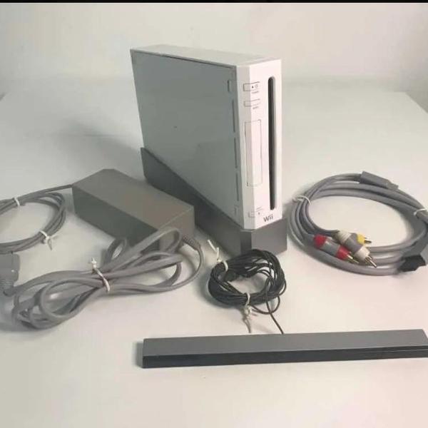 Nintendo Wii - Console + Fonte + Sensor + Cabo Audio/video