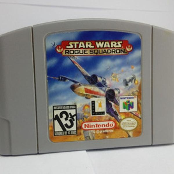 Star Wars Rogue Squadron Original Americano!! Jogaço!! N-64