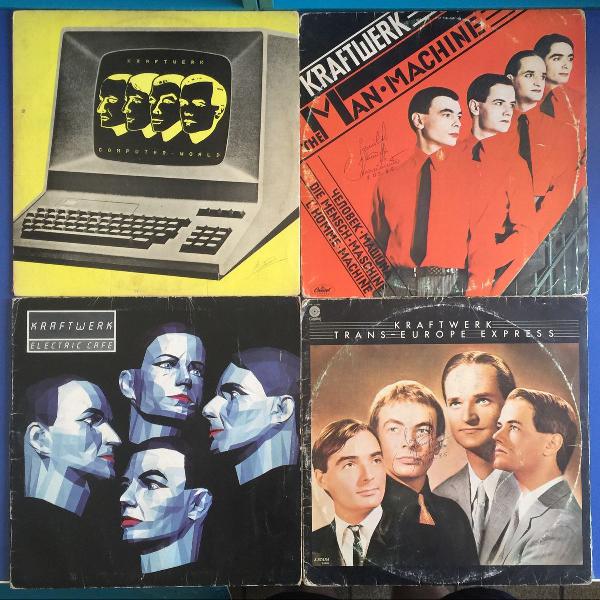 combo lp kraftwerk - 4 vinis