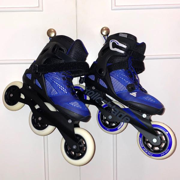 patins rollerblade azul