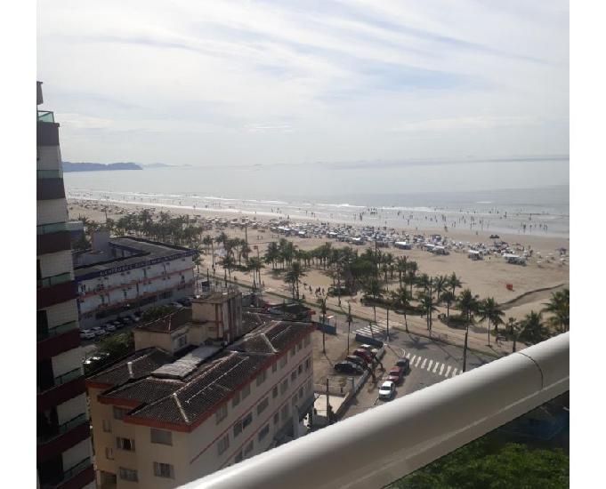 Apartamento praia grande vista mar troco