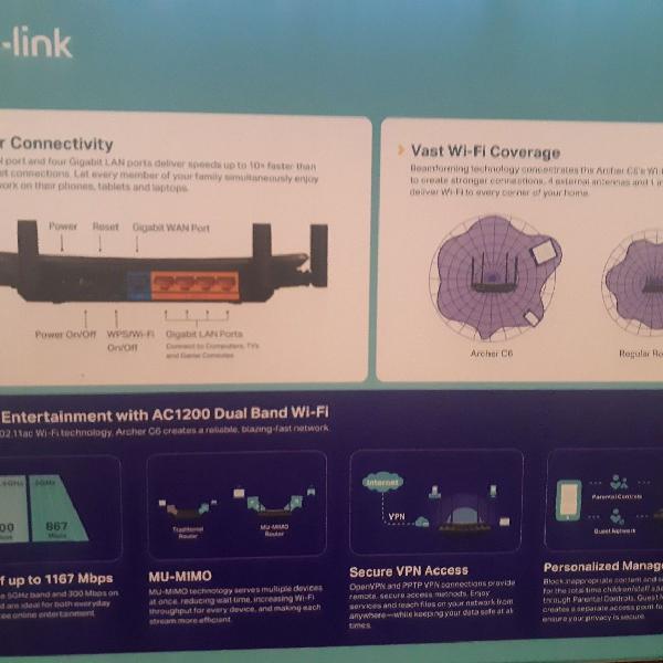 Roteador Wireless TPLink C6