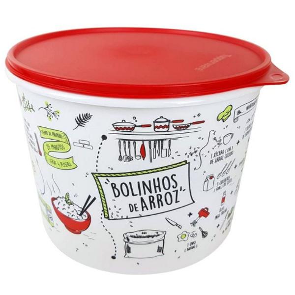 Tupperware Pote Caixa "Livro De Receitas" Arroz 5kg / 5.5L