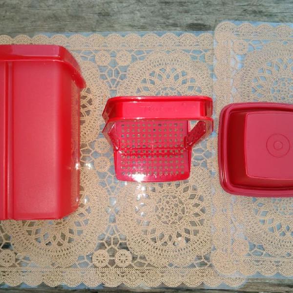 Pote tupperware para guardar azeitonas, palmitos ou qualquer