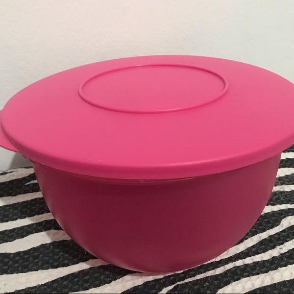 Tupperware tigela rosa