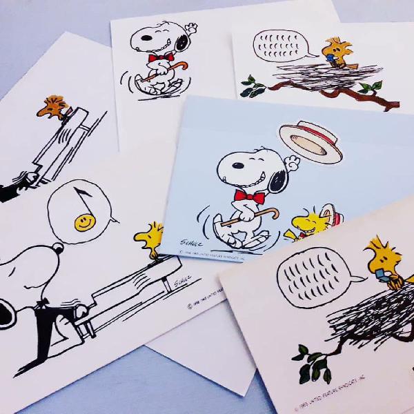 Lote postaletes do snoopy