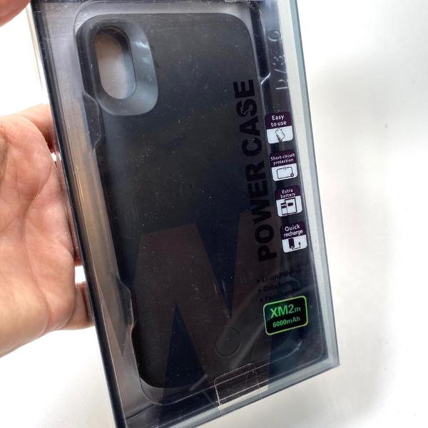 Case carregadora smart battery iphone xs capa max bateria