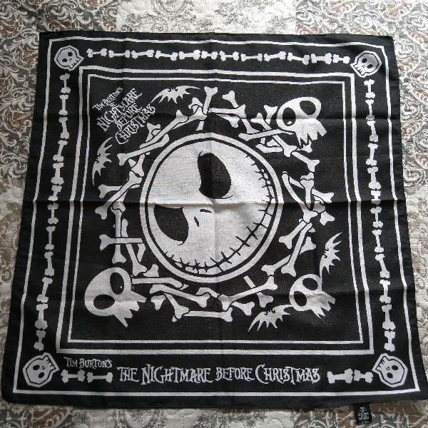 Lenço bandana the nightmare before christmas