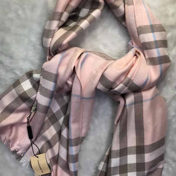 echarpe burberry - rosa