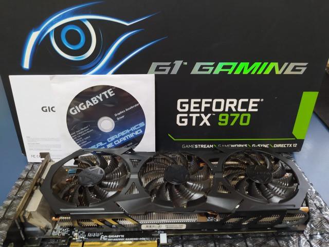 Placa de Vídeo GTX 970 Triple Fan Gigabyte 4gb GDDR5 256