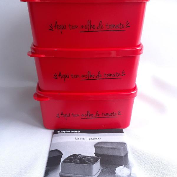 kit Tupperware para molhos 400ml