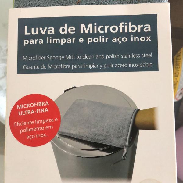 Luva microfibra inox tramontina