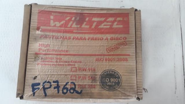 Pastilha de freio willltec pw762