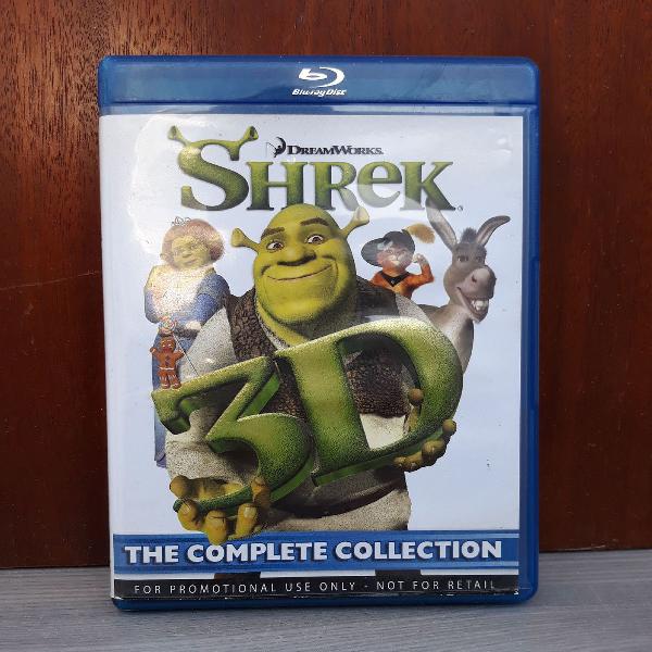 Coleção completa blue ray - shrek