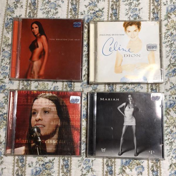 Lote 4 cds pop rock internacional