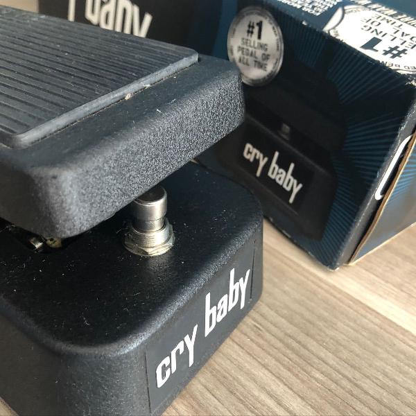 pedal de wah wah dunlop crybaby para guitarra