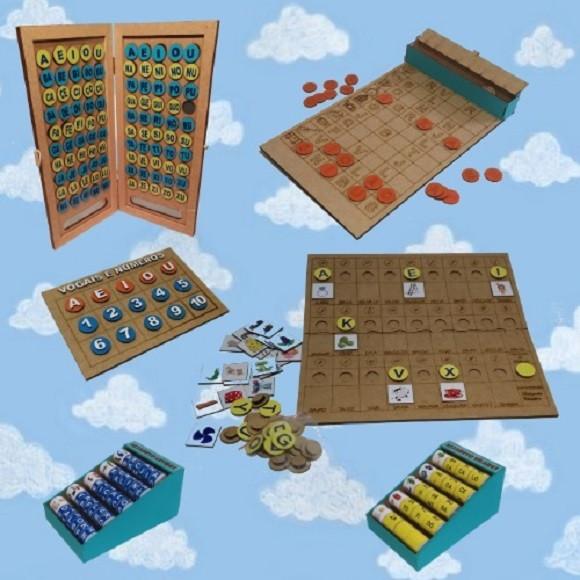 Brinquedo educativo - Kit alfabetização