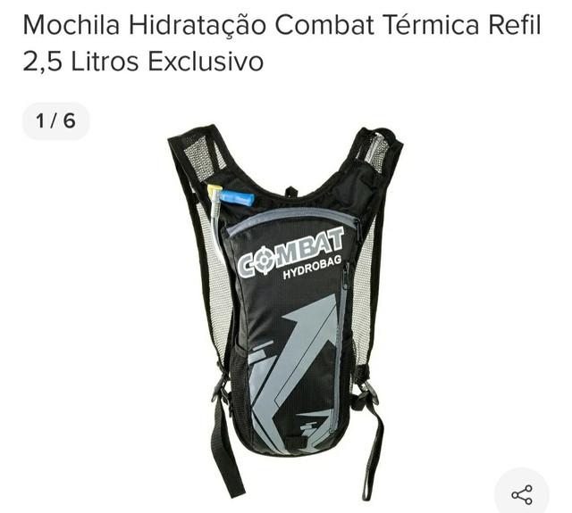 Mochila de hidratação combat probike