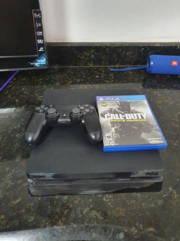 Ps4 Playstation 4 Slim 500GB com Jogo CALL OF DUTY