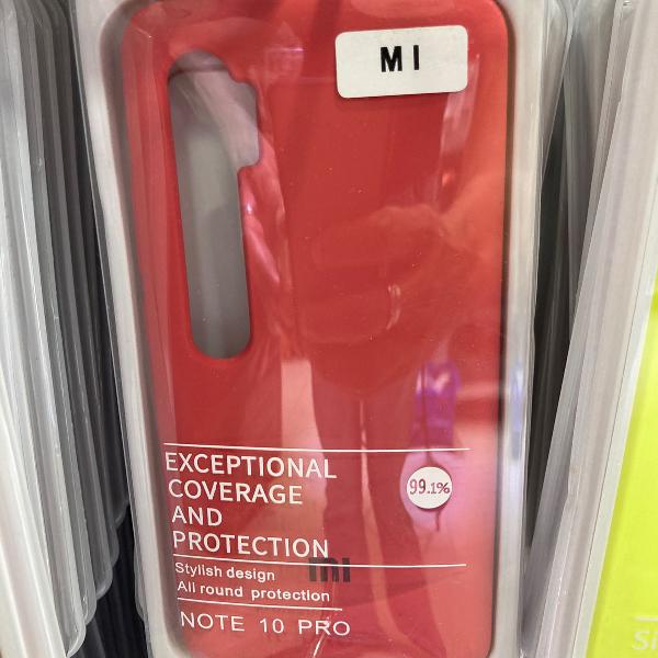 Capa case silicone xiaomi note 10 pro