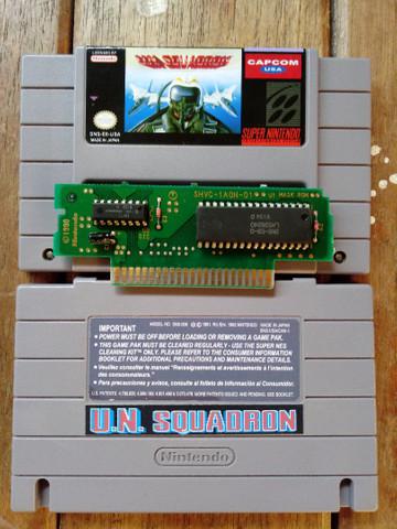 Un squadron original americano do snes