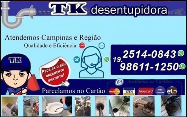 Desentupidora 24 Horas em Campinas e Região (19) 2514-0843