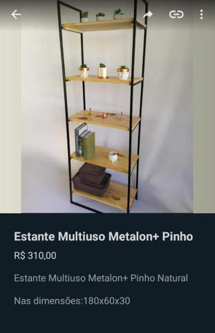 Estantes e aparadores metalon na promoção!! (estilo urbano