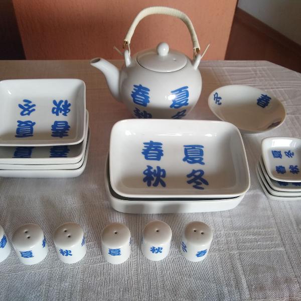 Jogo jantar Oriental em Porcelana SCHMIDT