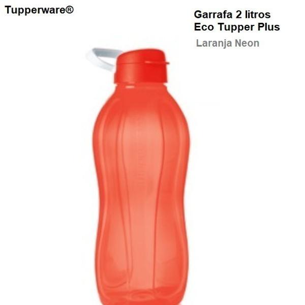 Tupperware Eco Tupper Garrafa Plus 2L Laranja Neon - C/