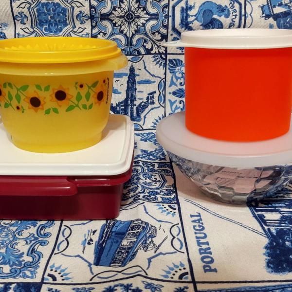 Kit de potes tupperware