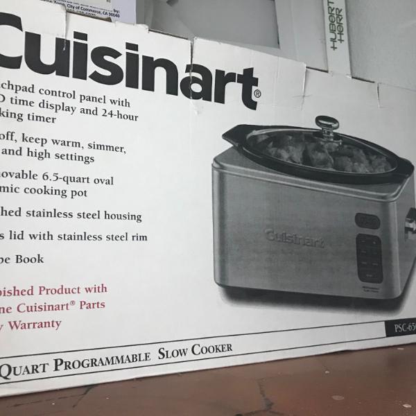 Panela eletrica programavel cuisinart 6,5 qt