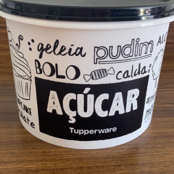 tupper caixa açúcar