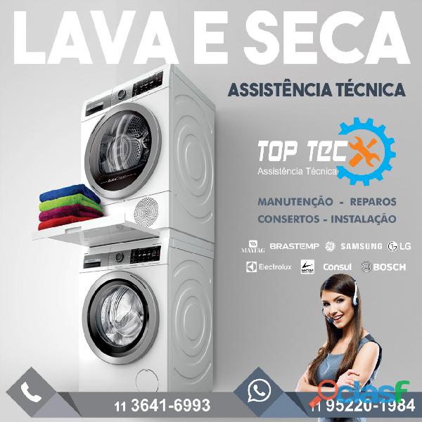 Assistência para lava e seca na chácara flora