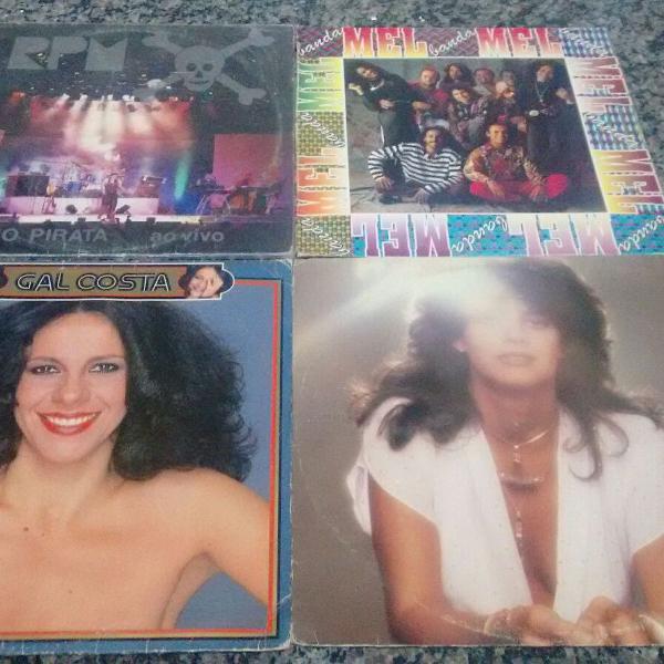 Lote com 10 discos de vinil