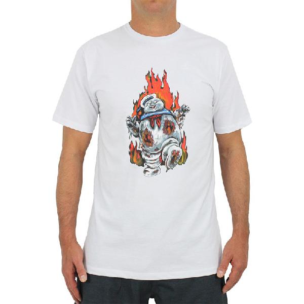 Camiseta element x ghostbusters inferno white - surf alive