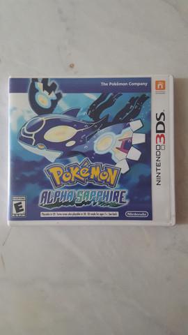 Pokemon Alpha Sapphire na caixa