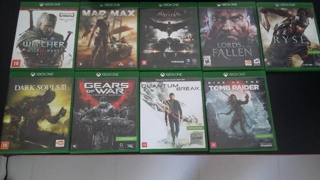 Vendo jogos em mídia física xbox one em ótimo estado