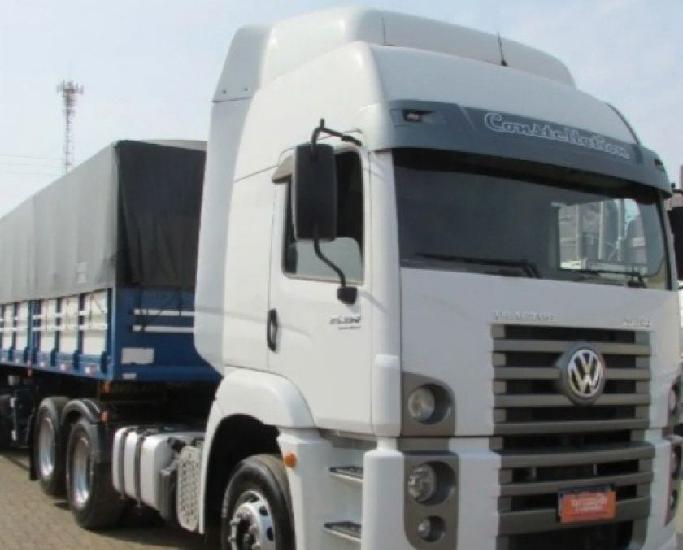 Vw 25390 6x2 - teto alto - carreta ls graneleira c pneus