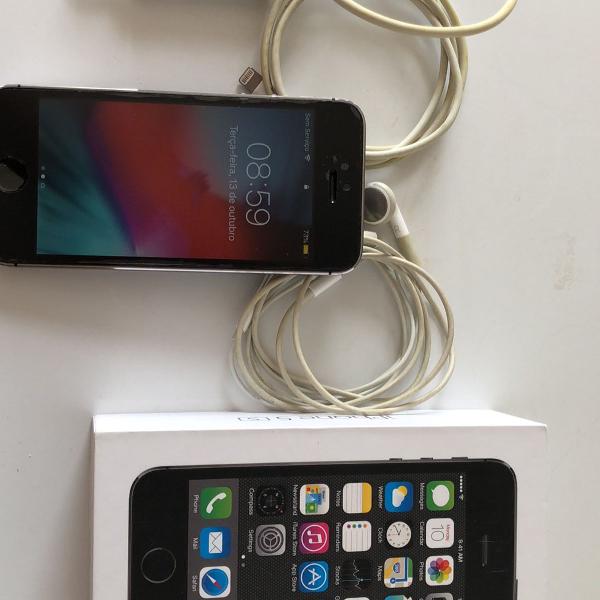 iphone 5s 64gb usado cinza-espacial