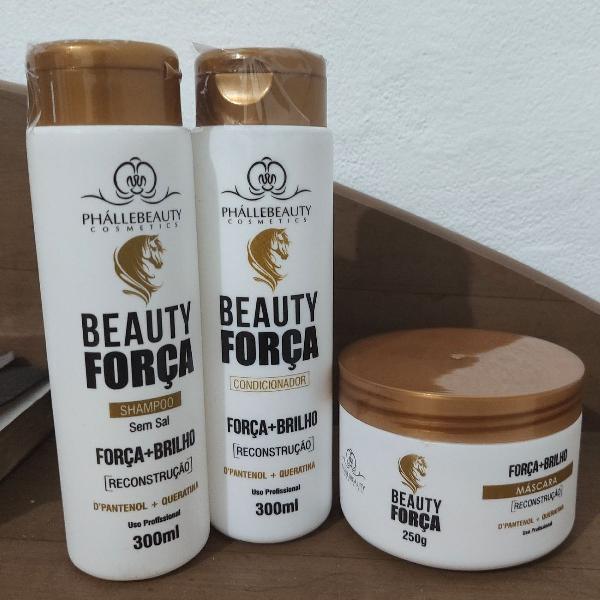 kit Shampoo, Condicionador e creme hidratante