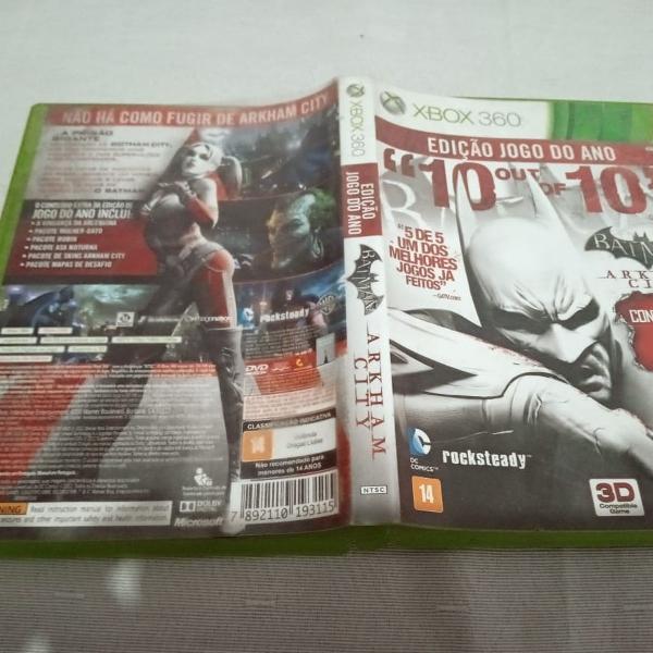 Batman Arkham City Xbox 360 Goty Legendado W365e