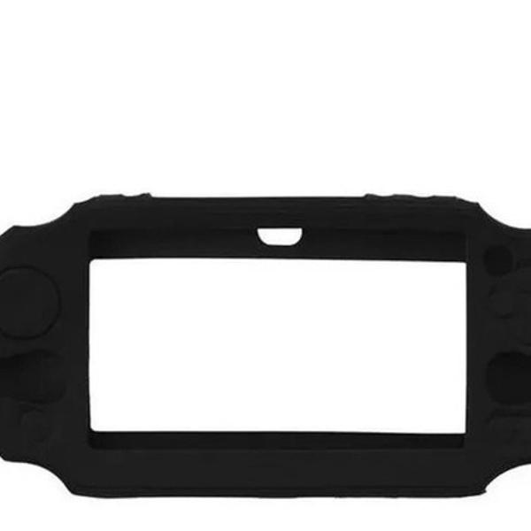 Capa case de silicone preta sony psvita ps vita 2000 slim w