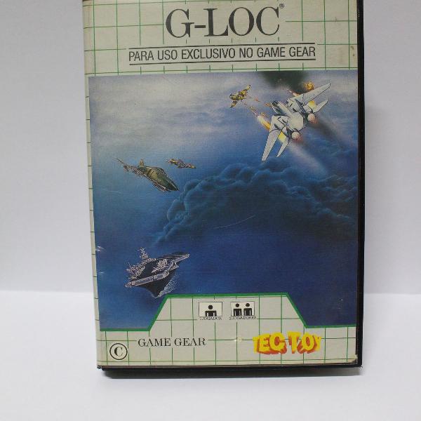 Jogo sega game gear g-loc tec toy