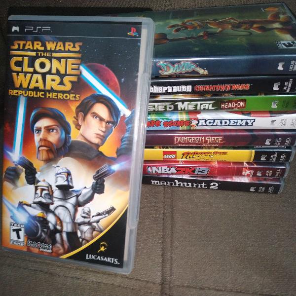 Jogo star wars the clone wars republic heroes - para psp